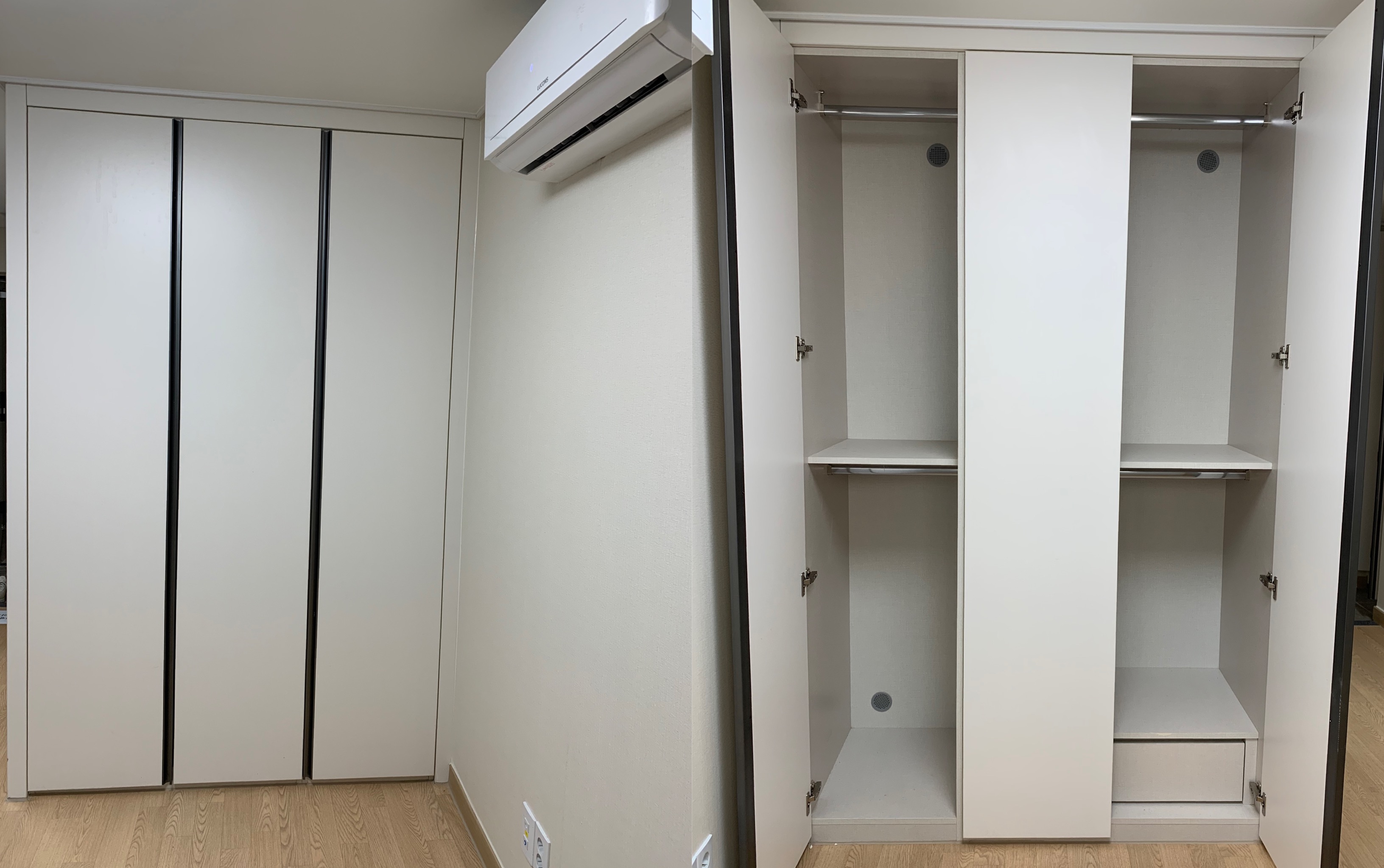공존하우스 사동점-수납장 및 에어컨